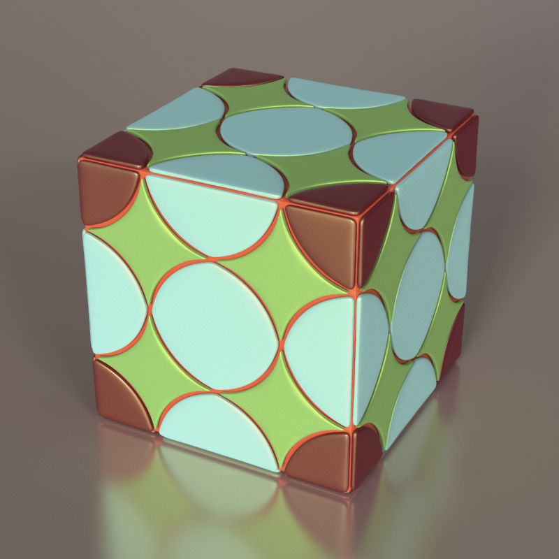 simple cube 3D model_2