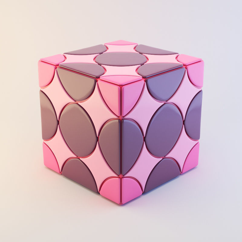 simple cube 3D model_3
