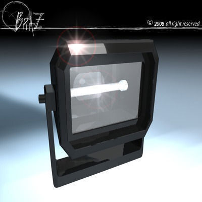 stage light Floodlights 3D model