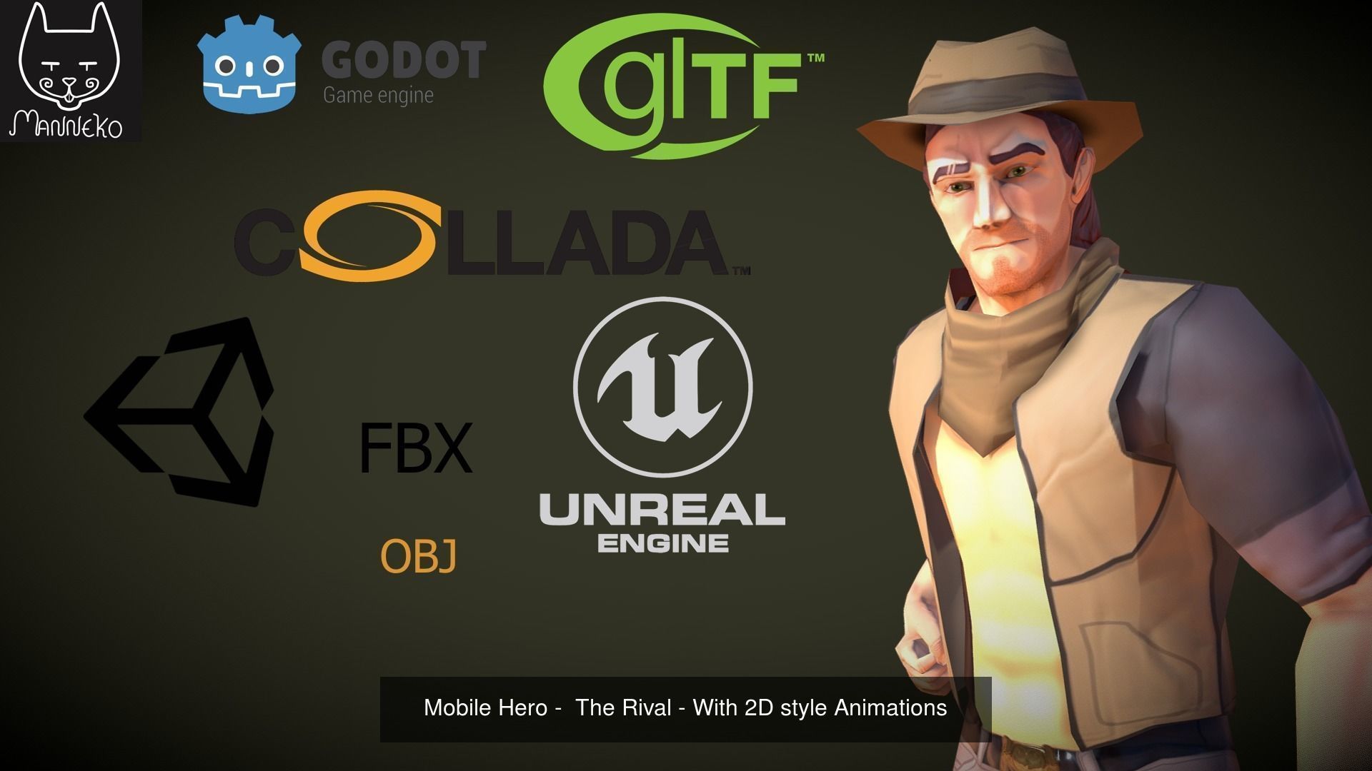 AR - VR and Game Ready - Low Poly Human Models 3D Model Collection_25