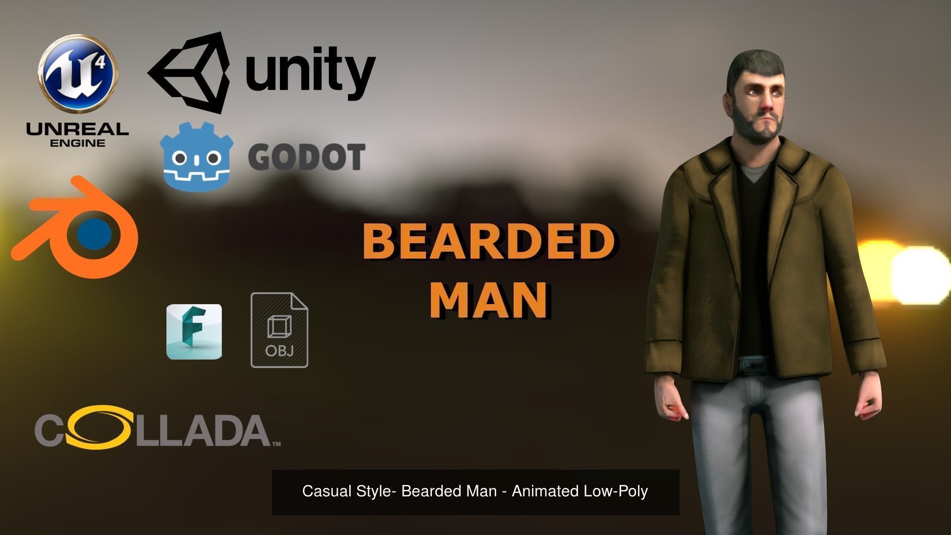 AR - VR and Game Ready - Low Poly Human Models 3D Model Collection_19
