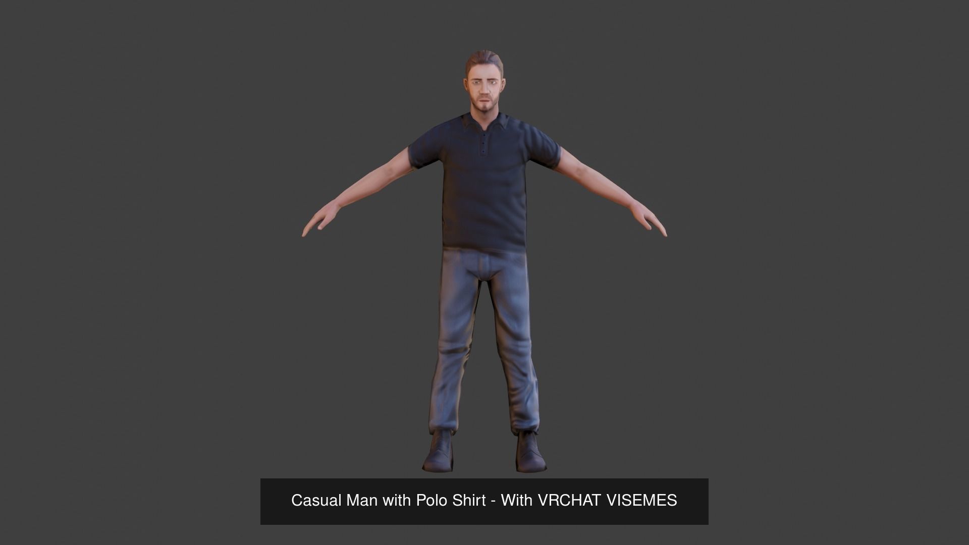 AR - VR and Game Ready - Low Poly Human Models 3D Model Collection_28
