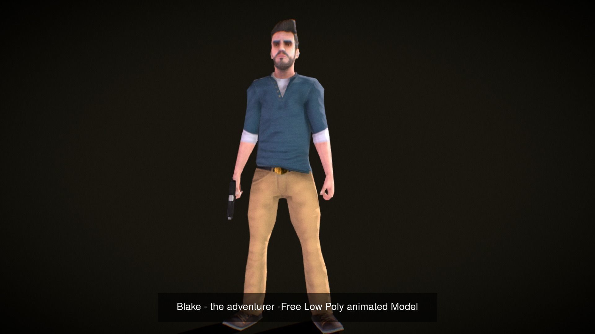 AR - VR and Game Ready - Low Poly Human Models 3D Model Collection_33