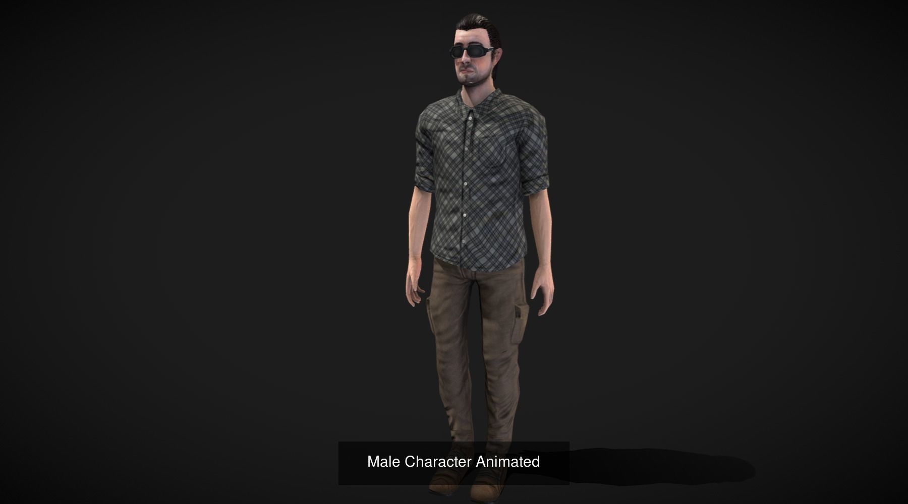 AR - VR and Game Ready - Low Poly Human Models 3D Model Collection_29