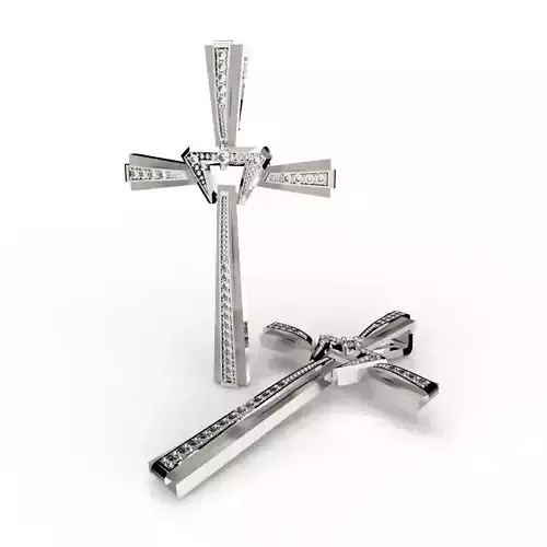 Modern Crucifix Elegant Pendant