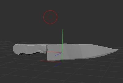 Kitchen Knife 3D model_3