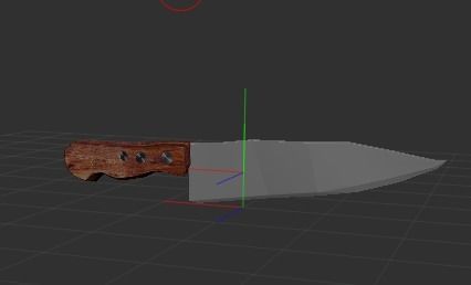 Kitchen Knife 3D model_2