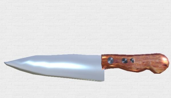 Kitchen Knife 3D model_1