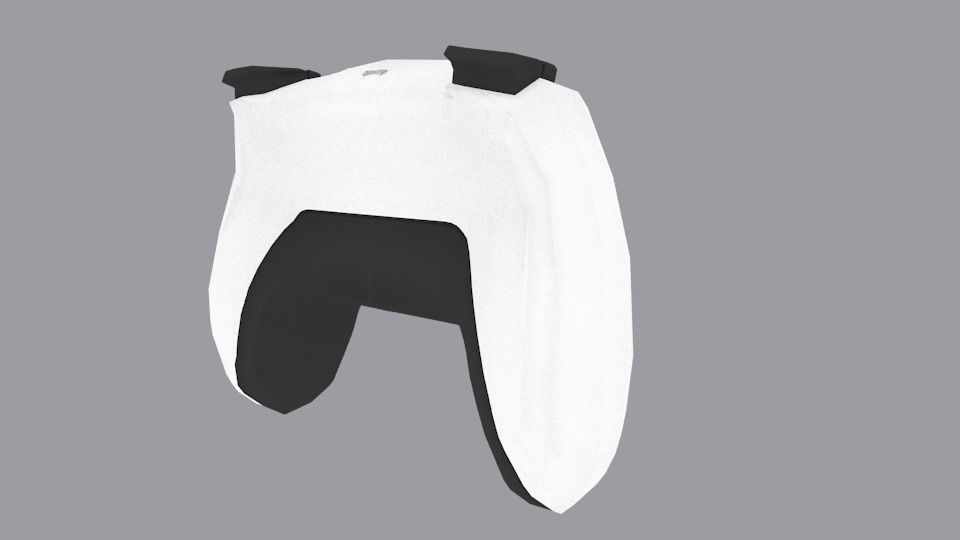 PS5 or Play Station 5 Controller Low-poly 3D model_7