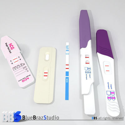 Pregnancy test 4 3D model_6