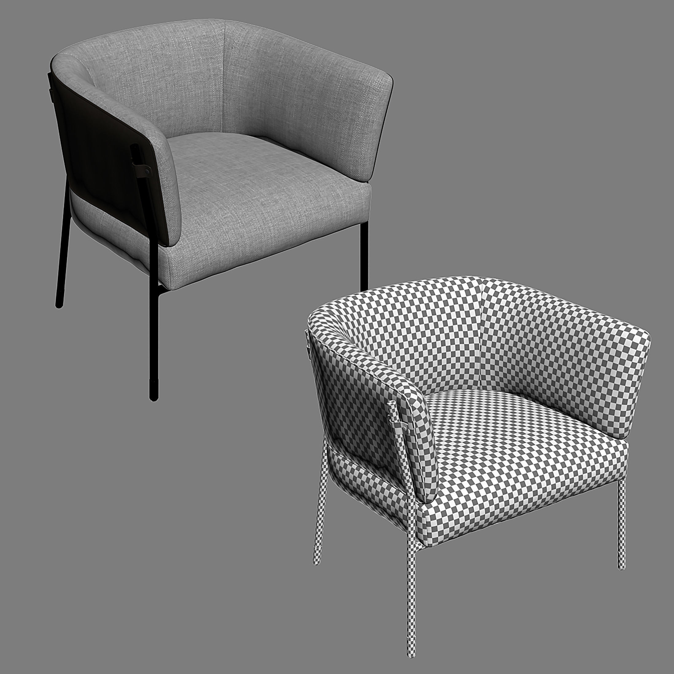 V243 EASY Chair by Aston Martin 3D model_6