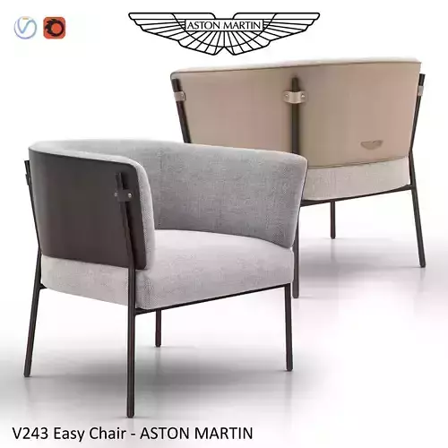 V243 EASY Chair by Aston Martin 3D model