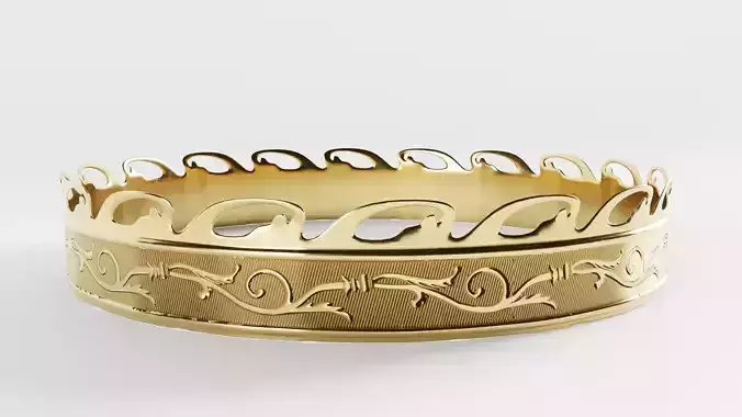 1880s Brass Crown