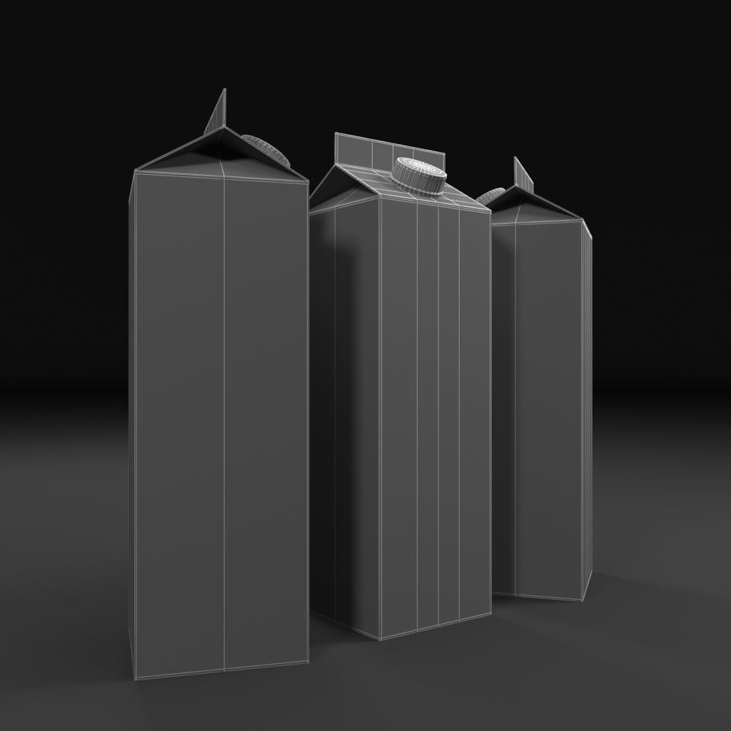 Juice box 3D model_7