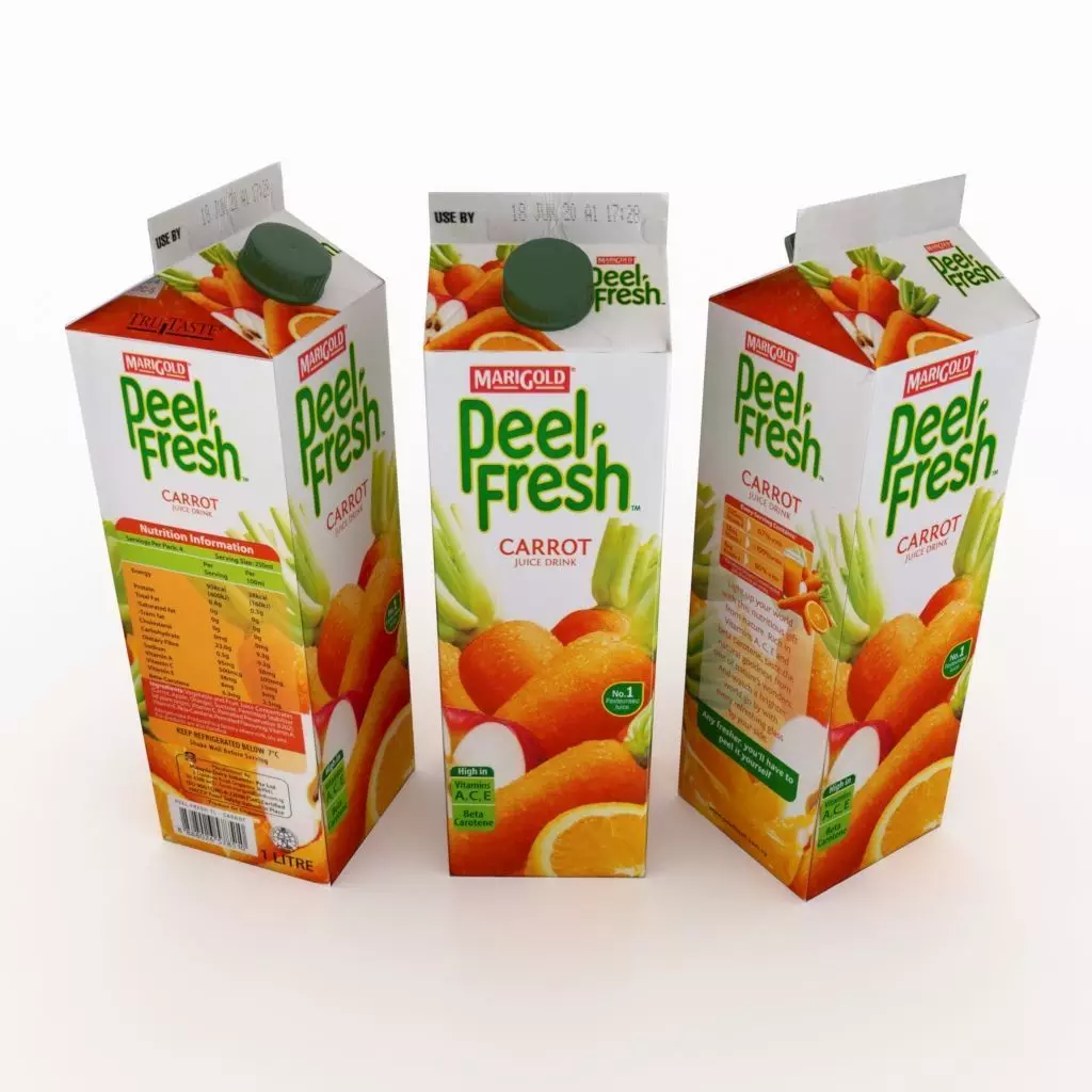 Juice box 3D model_0