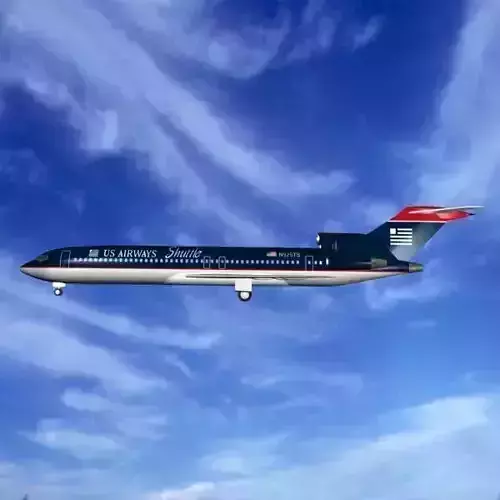 US  AIRWAYS 727 - 200 3D model
