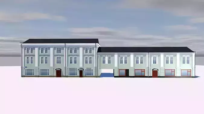 Theater building with roof