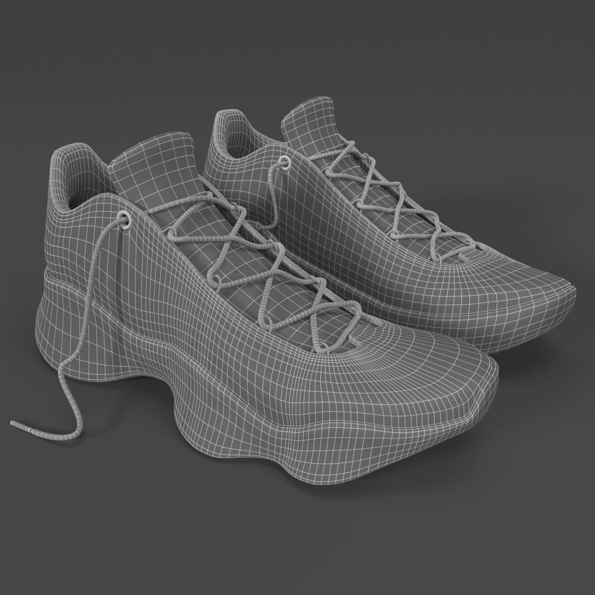 Shoes basketball 3D model_7