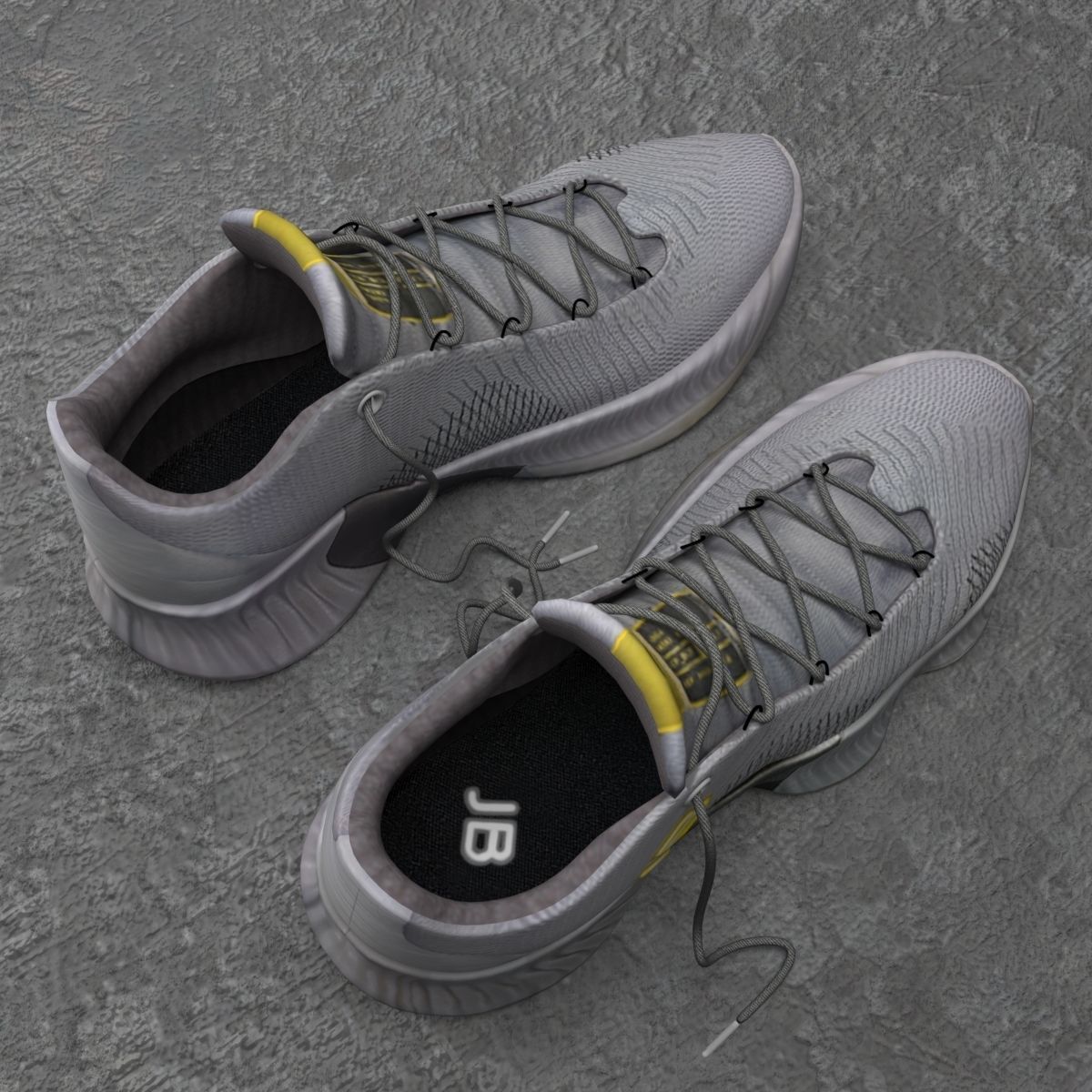 Shoes basketball 3D model_4