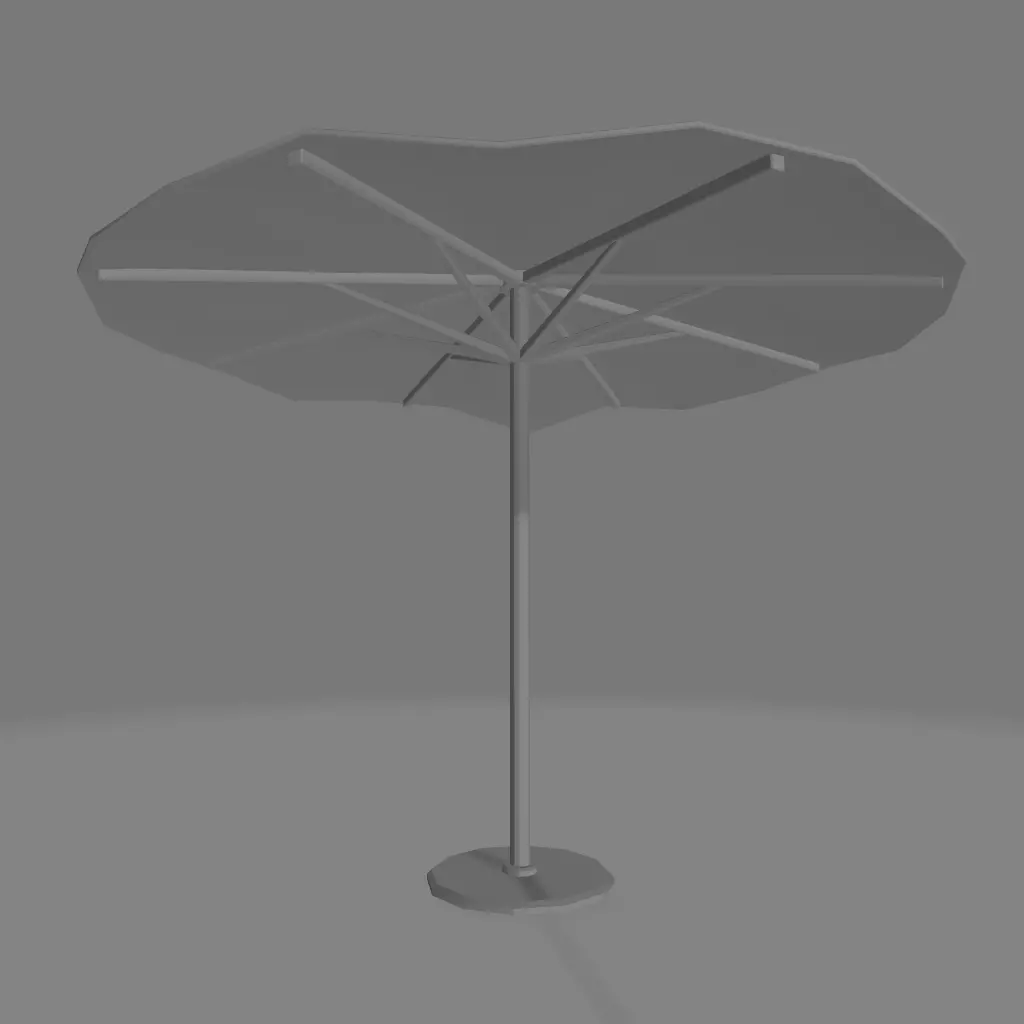 Umbrella Free low-poly 3D model