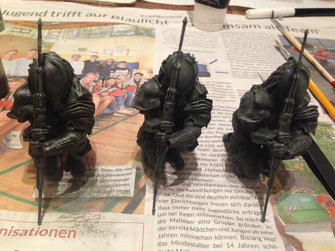Predator Statue Fanmade for Wargaming Tabletop or Diorama 3D print model