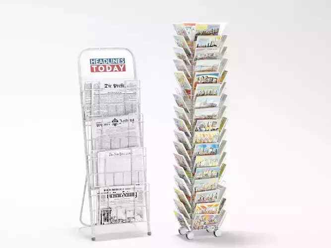 traffic rack set 3D model