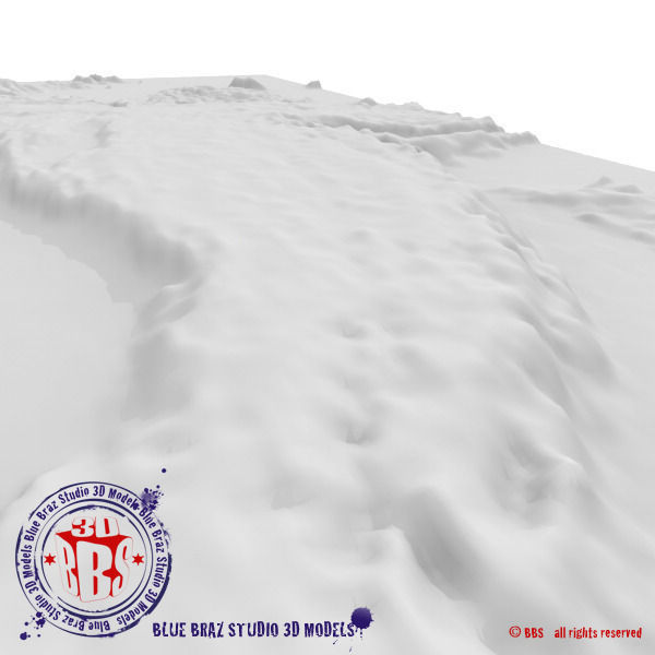 China elevation map 3D model_8