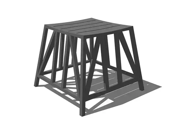 pharaonic chair  3D model