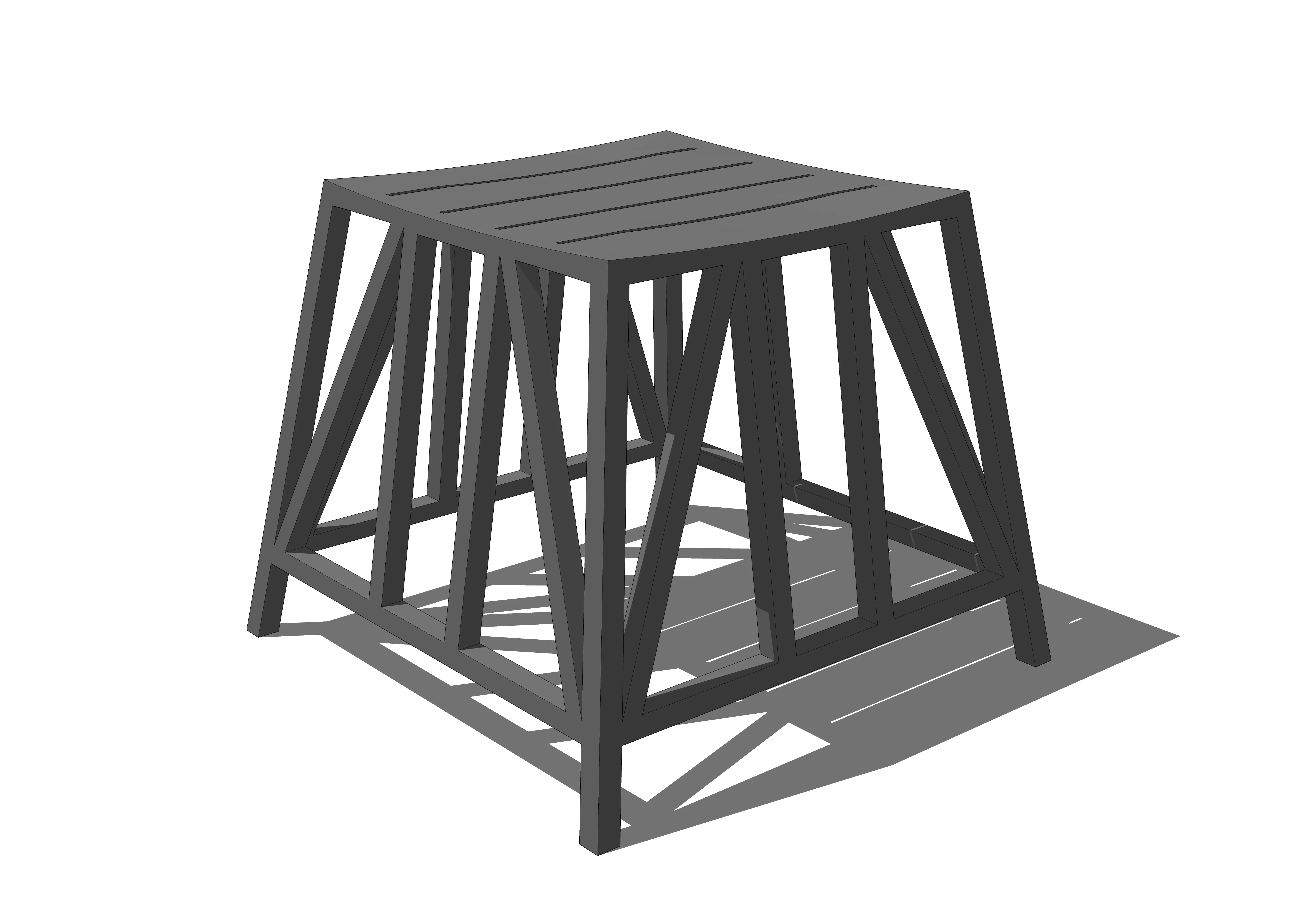 pharaonic chair 3D model