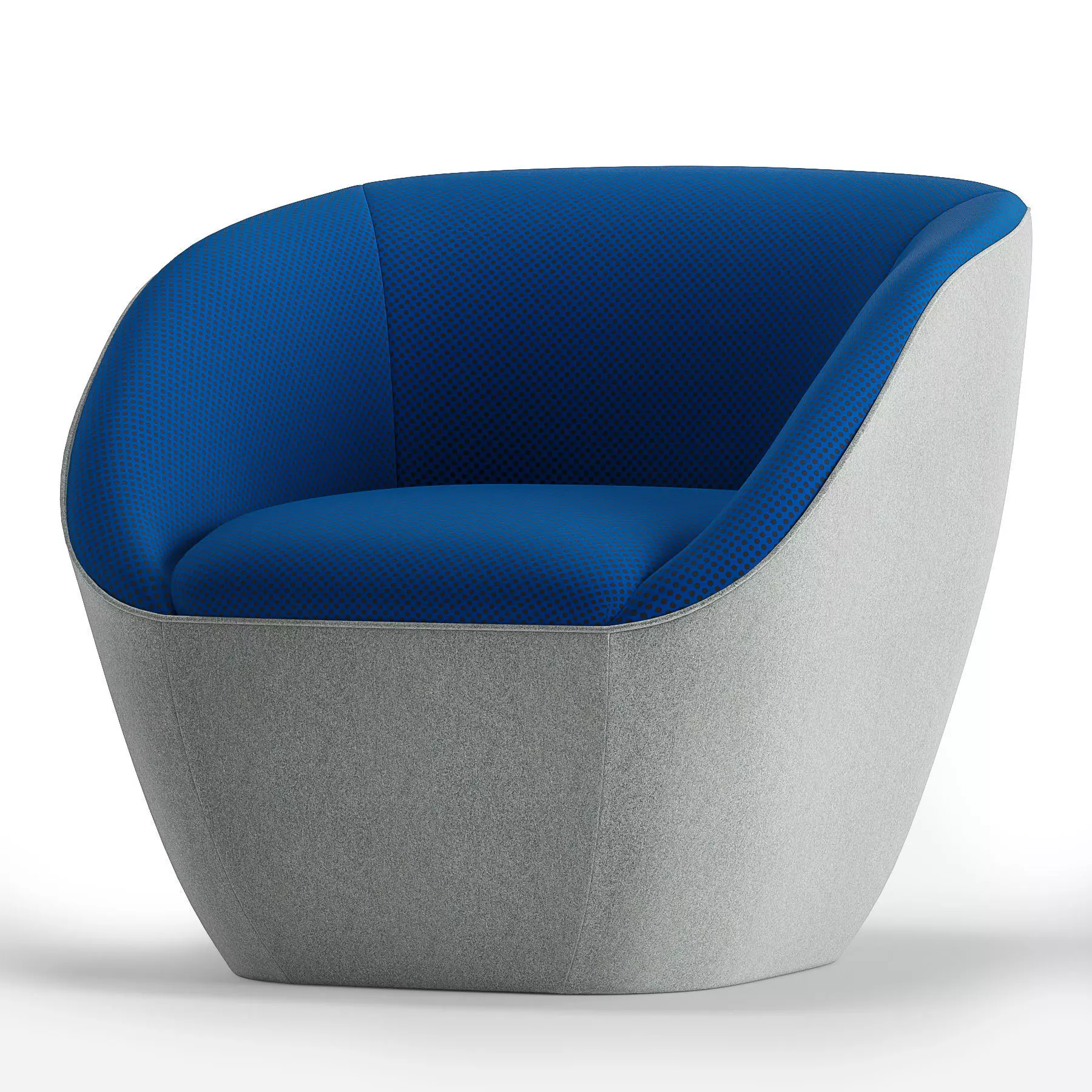 Edito armchair roche bobois 3D model