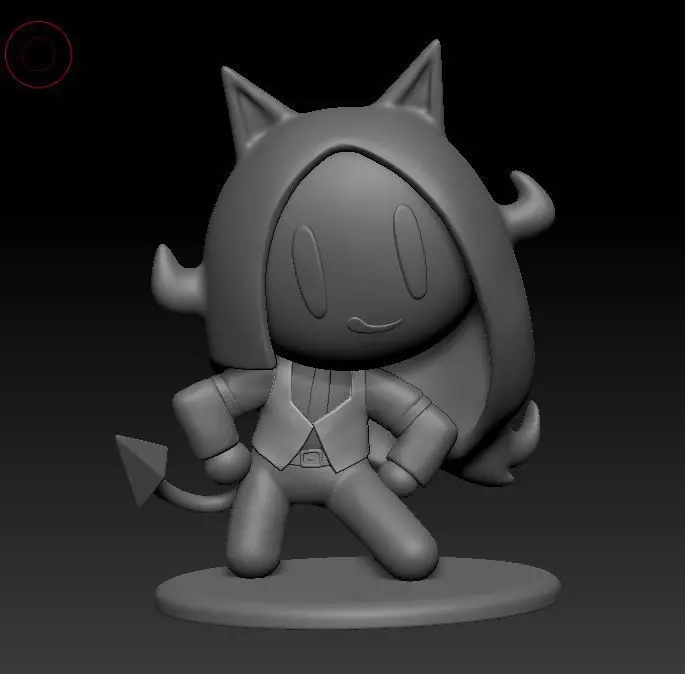Helltaker Cerberus 3D print model_0