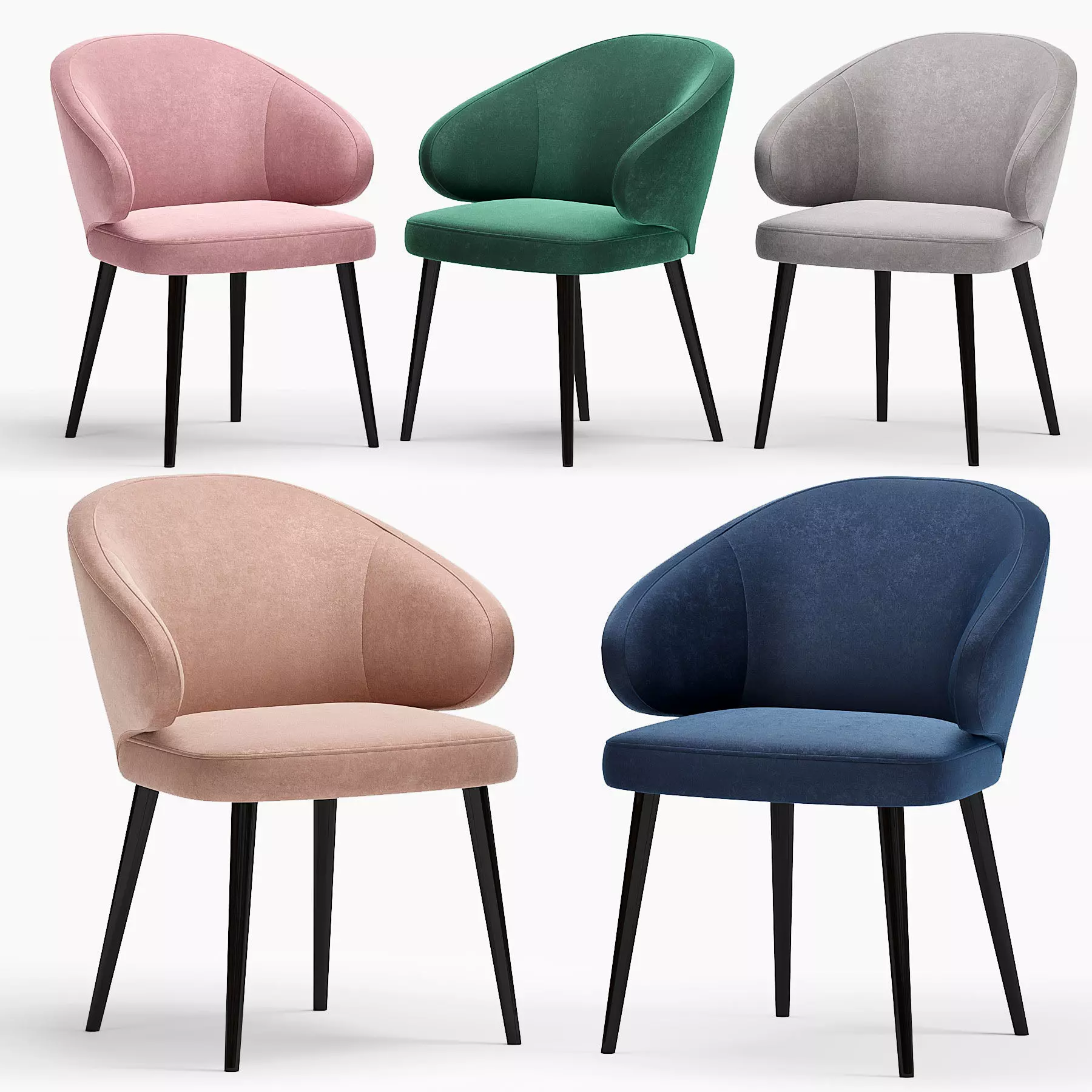 Deep House Chair Bilbao 3D model