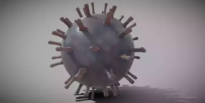 Low Poly Coronavirus