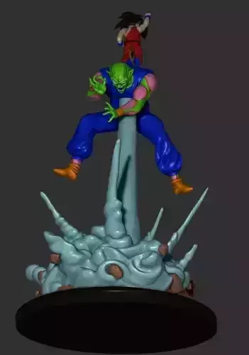 demon piccolo vs goku