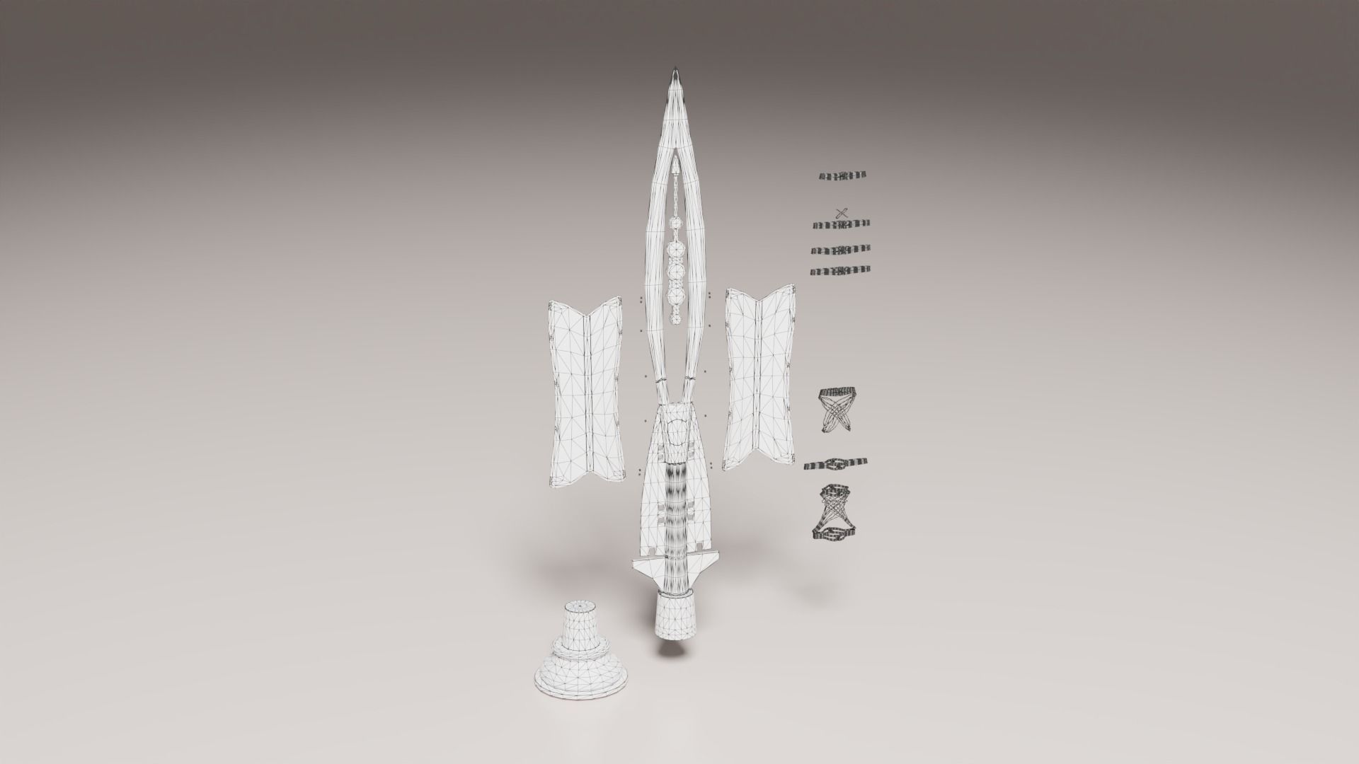 Spear of destiny 3D model_8