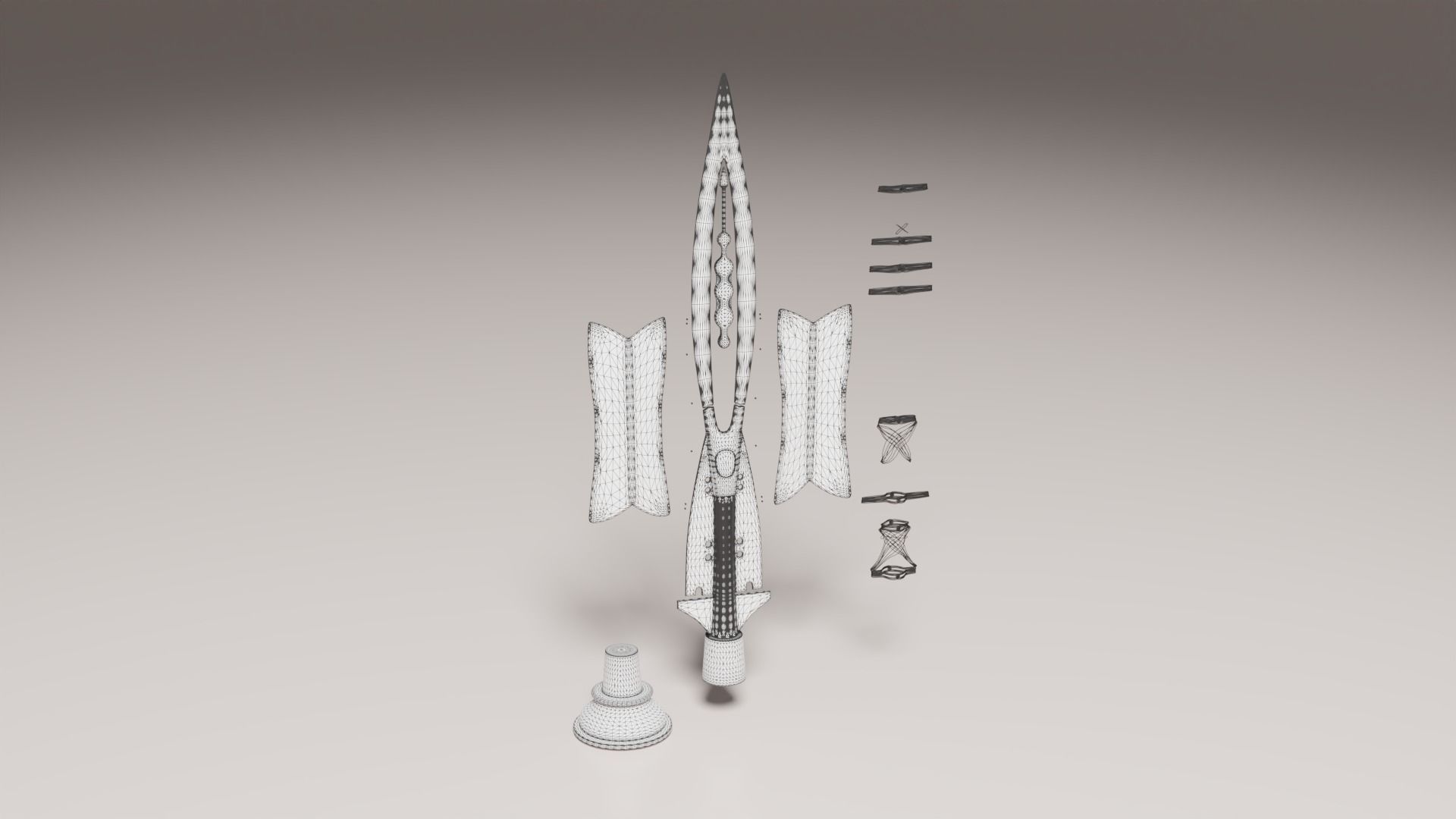 Spear of destiny 3D model_7