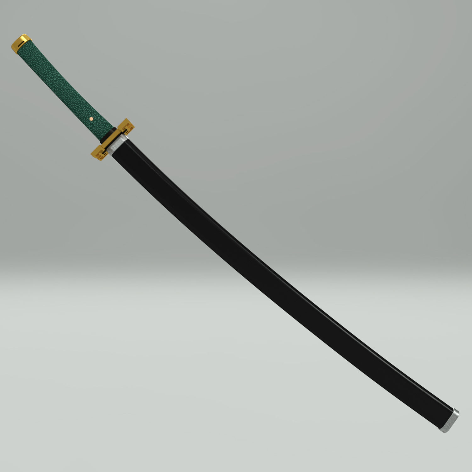 Demon Slayer Muichiro Tokito Sword Katana Kimetsu no Yaiba 3D print model_1
