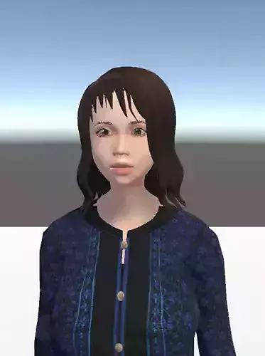 Unity Humanoid Model Female 020 Free 3D model