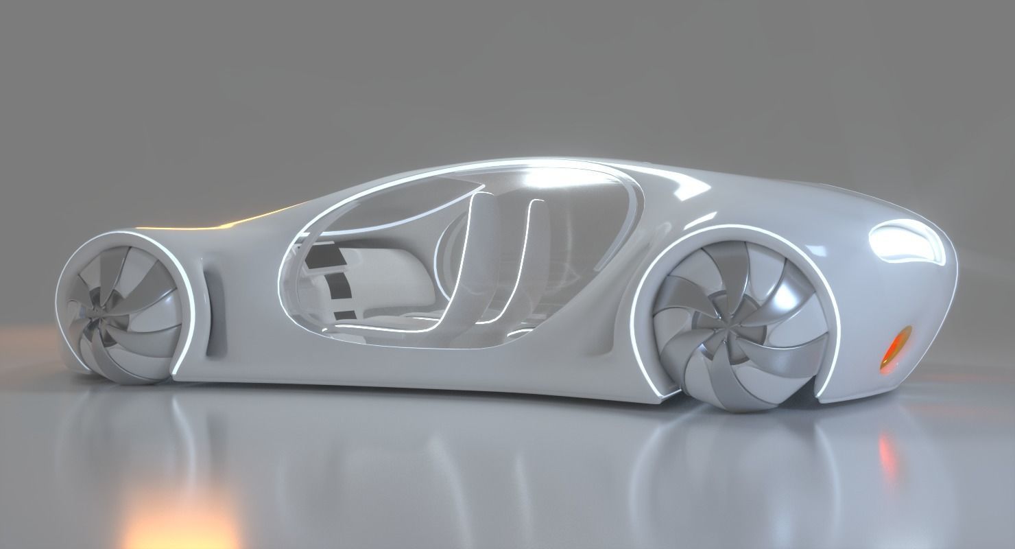 Future Car 34 3D model_2