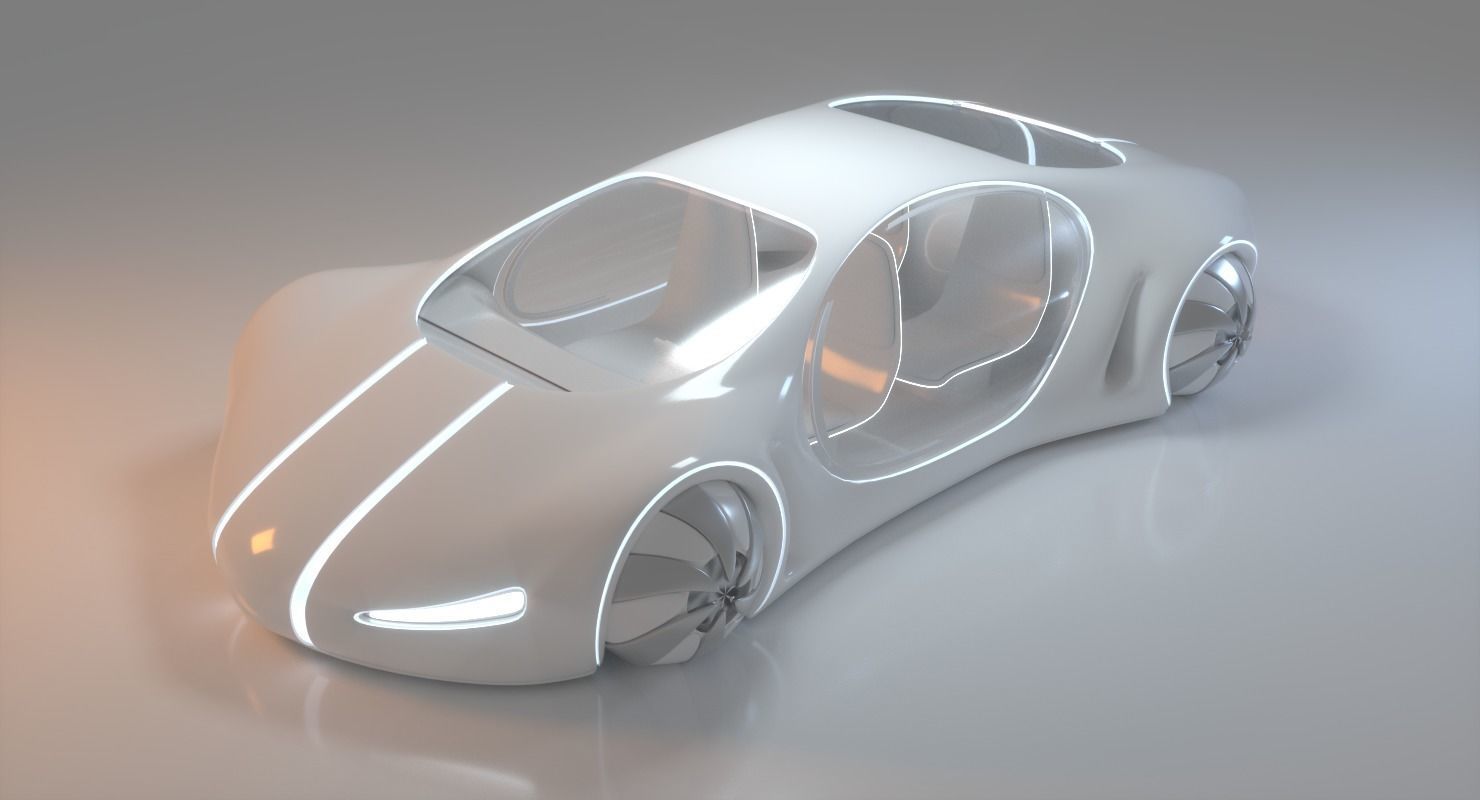 Future Car 34 3D model_4