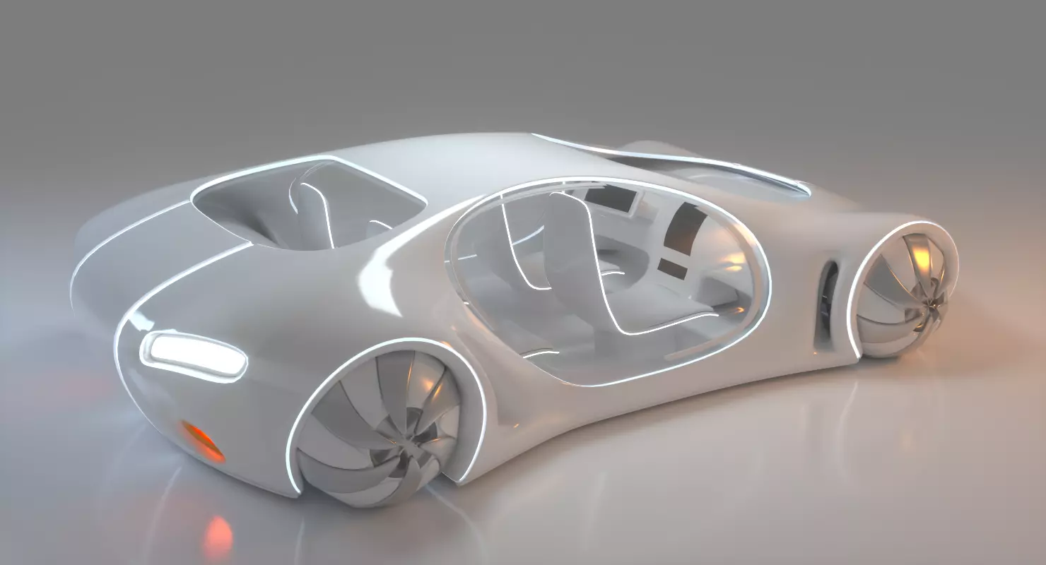 Future Car 34 3D model_0