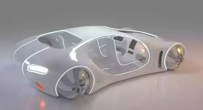 Future Car 34 3D model