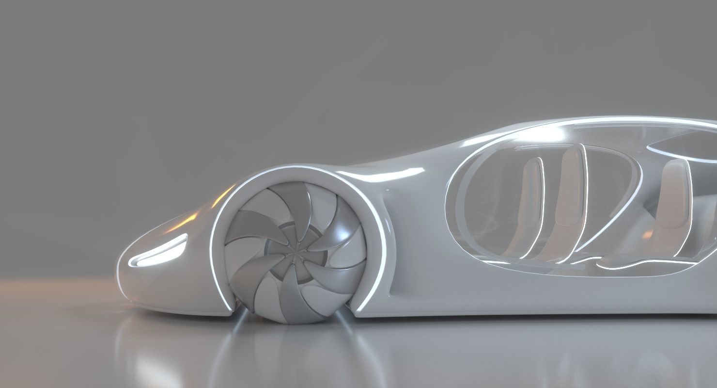 Future Car 34 3D model_8