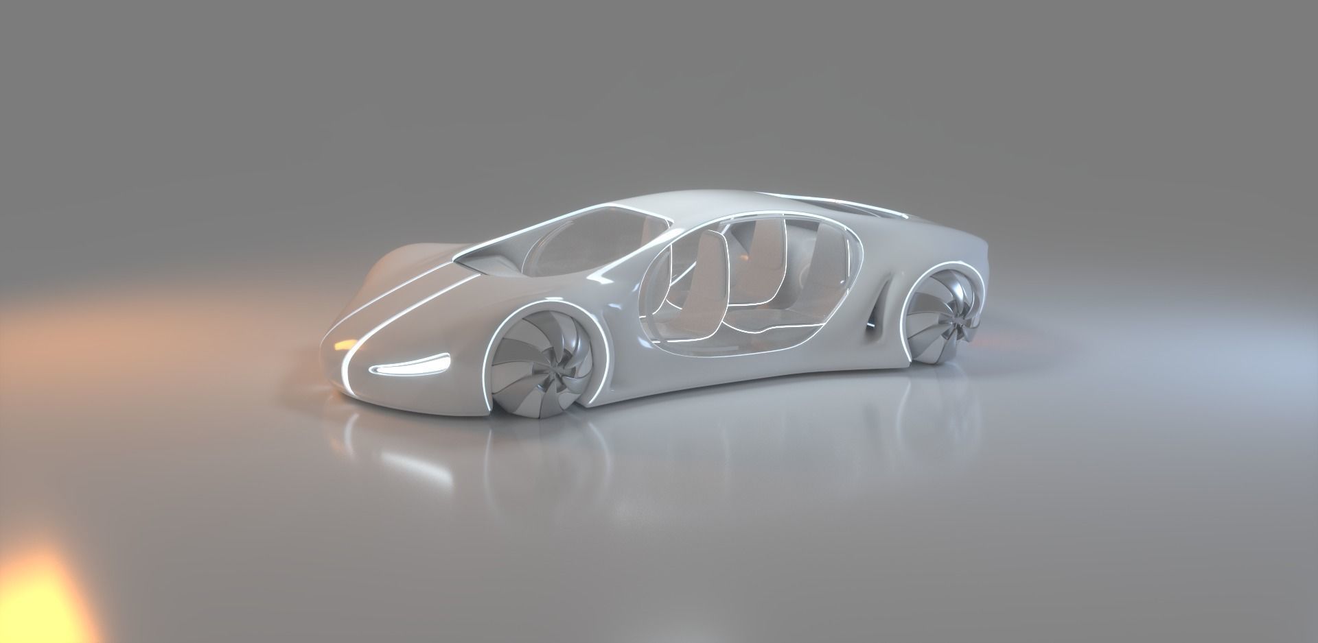 Future Car 34 3D model_5