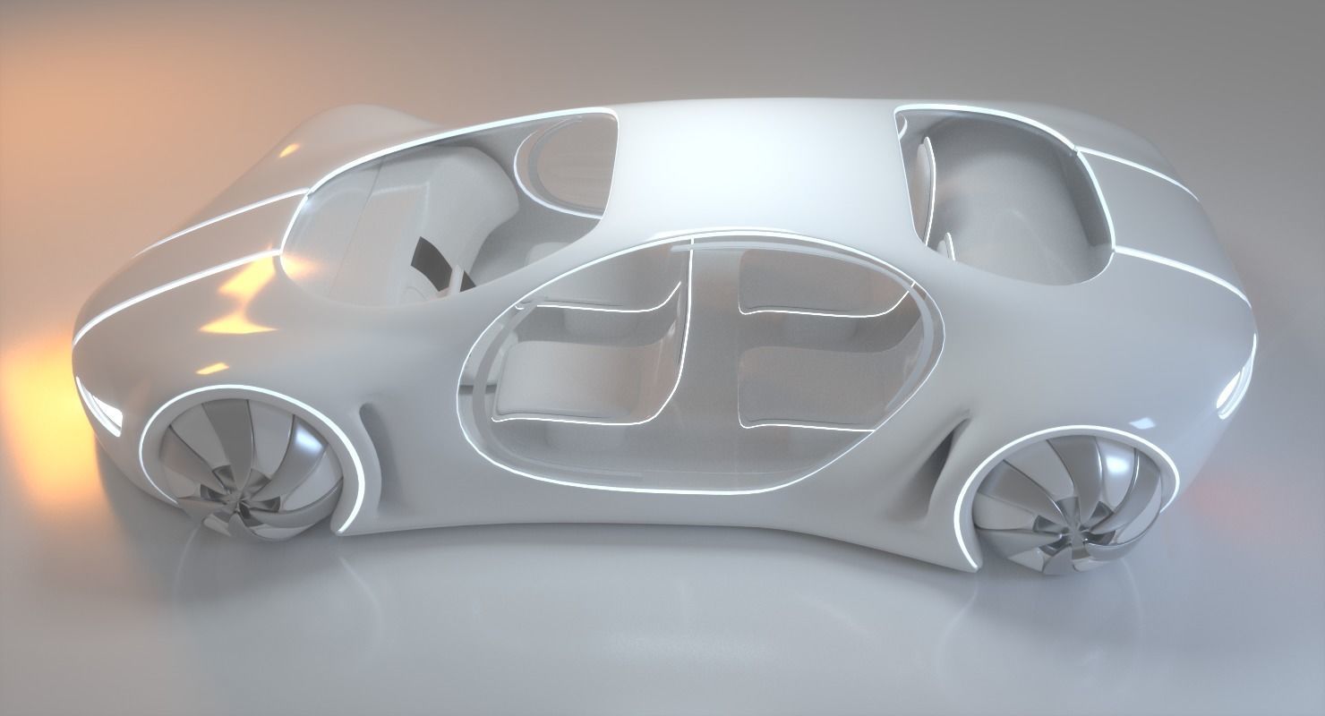 Future Car 34 3D model_9