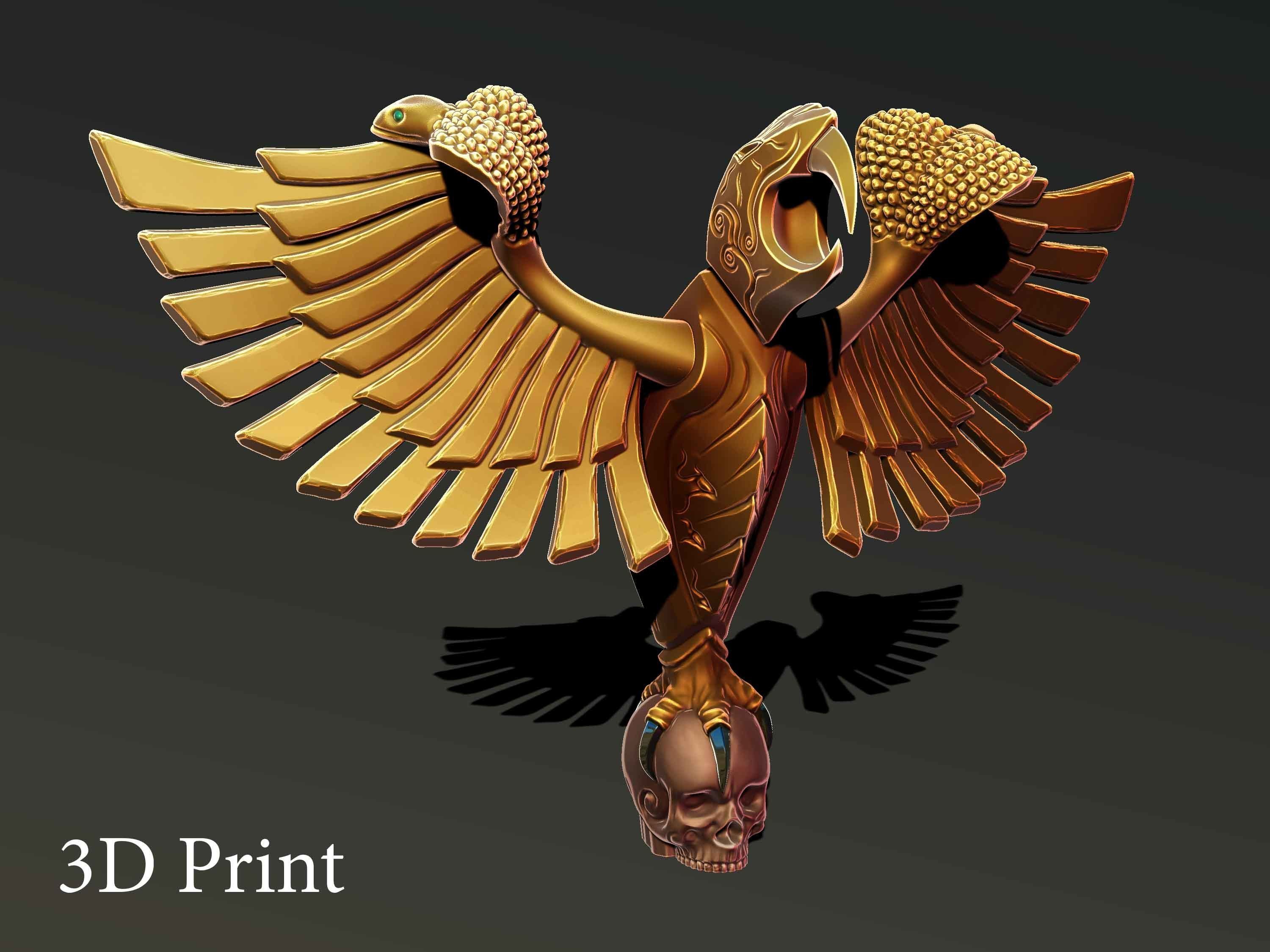 Eagle statue 3d print 3D print model_1