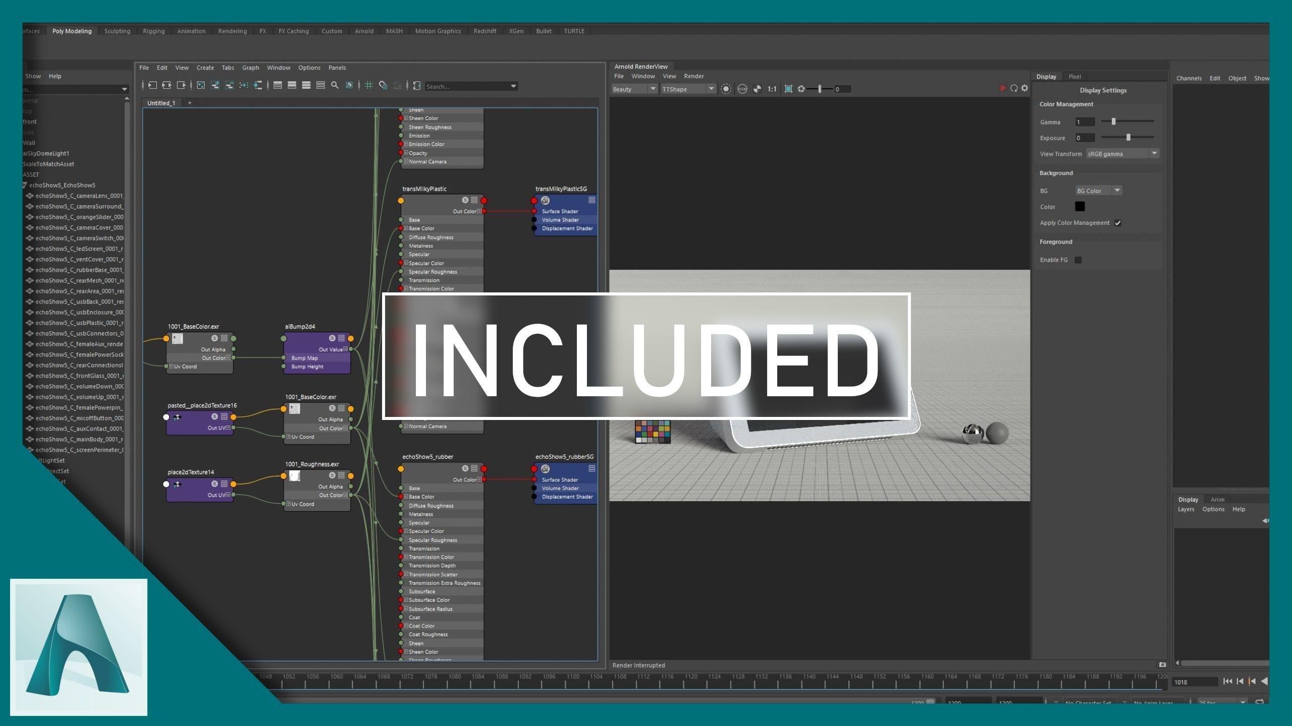 Amazon Echo Show - 1st Gen 3D model_15
