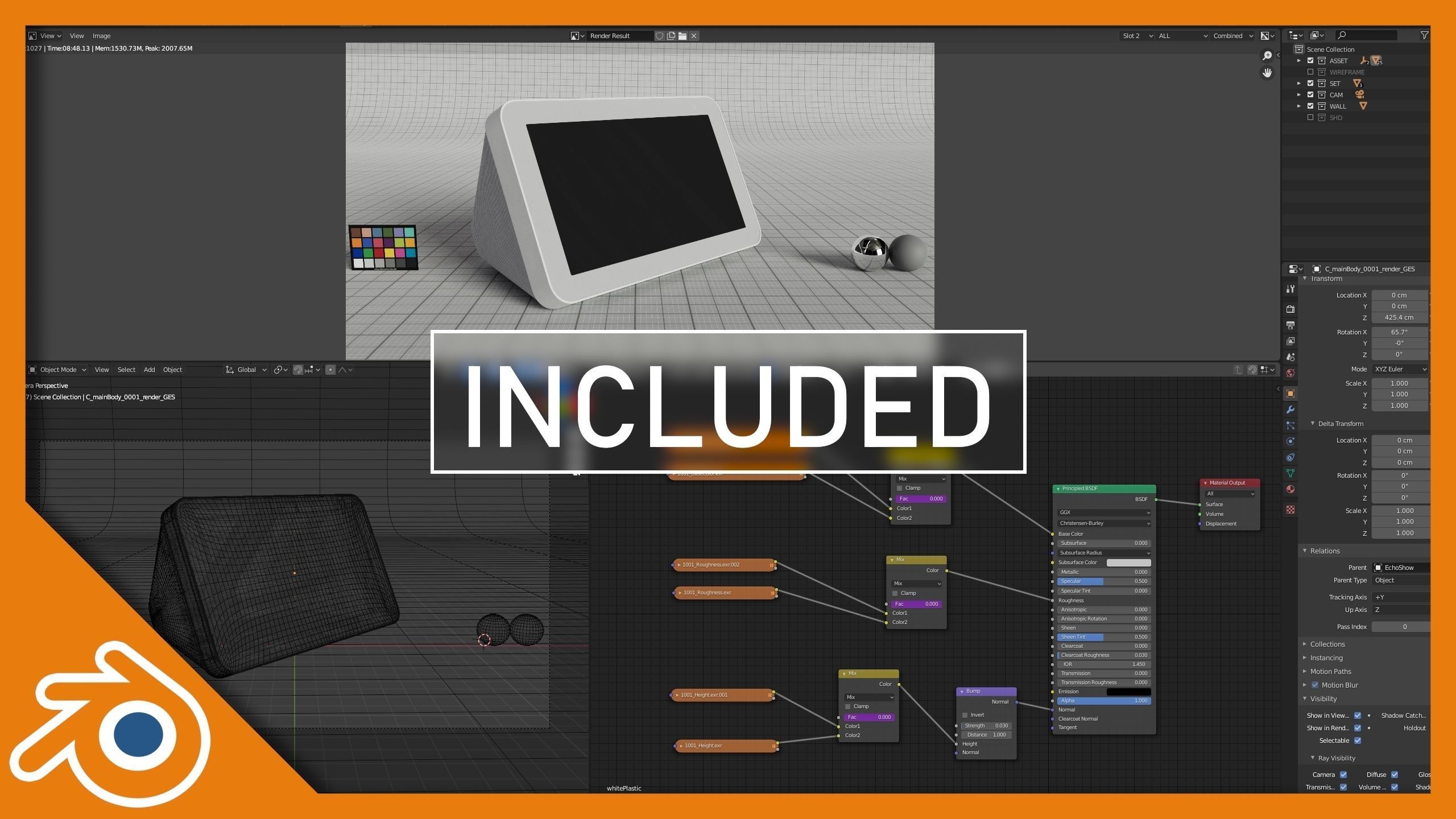 Amazon Echo Show - 1st Gen 3D model_16