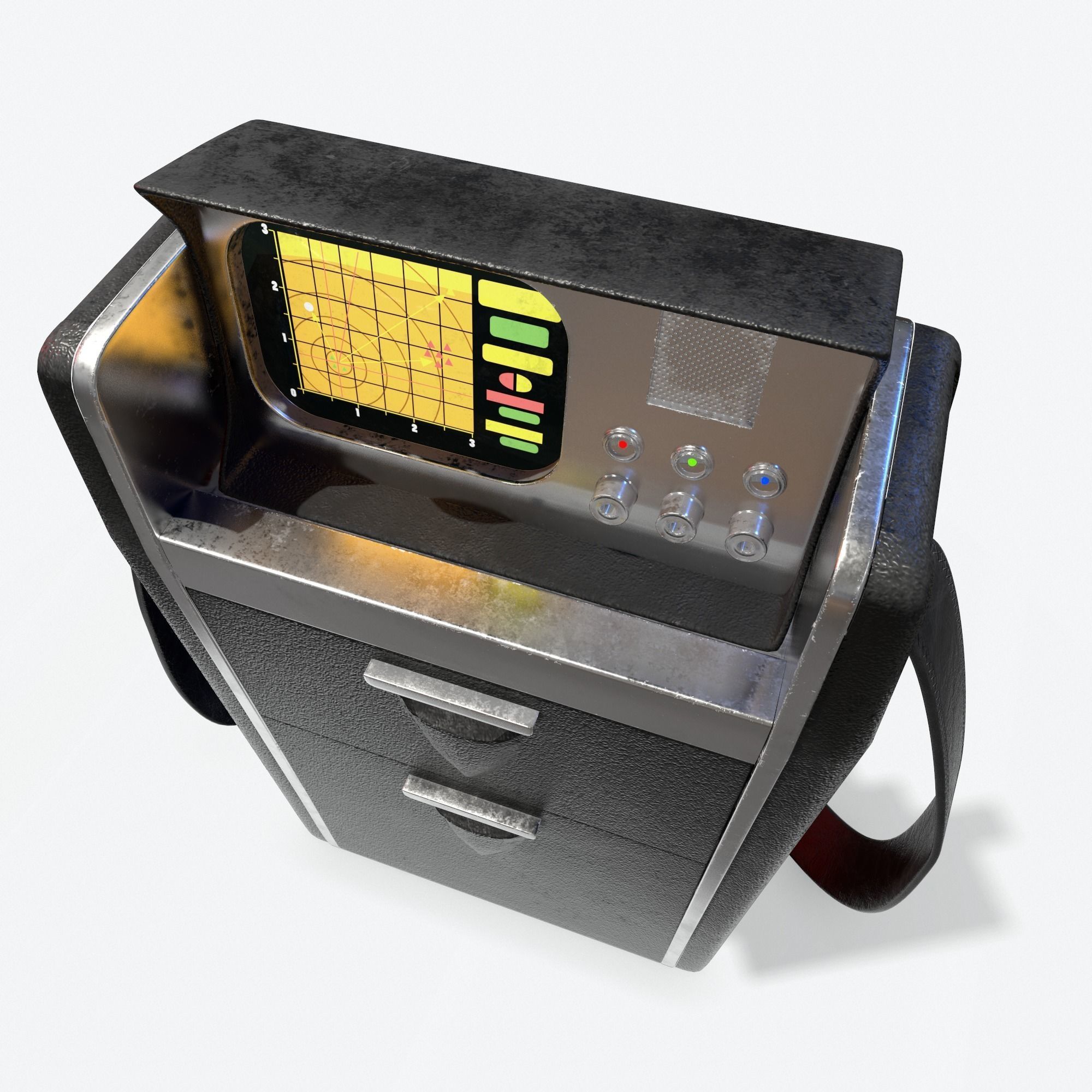 Sci-Fi Medical Tricoder  3D model_8