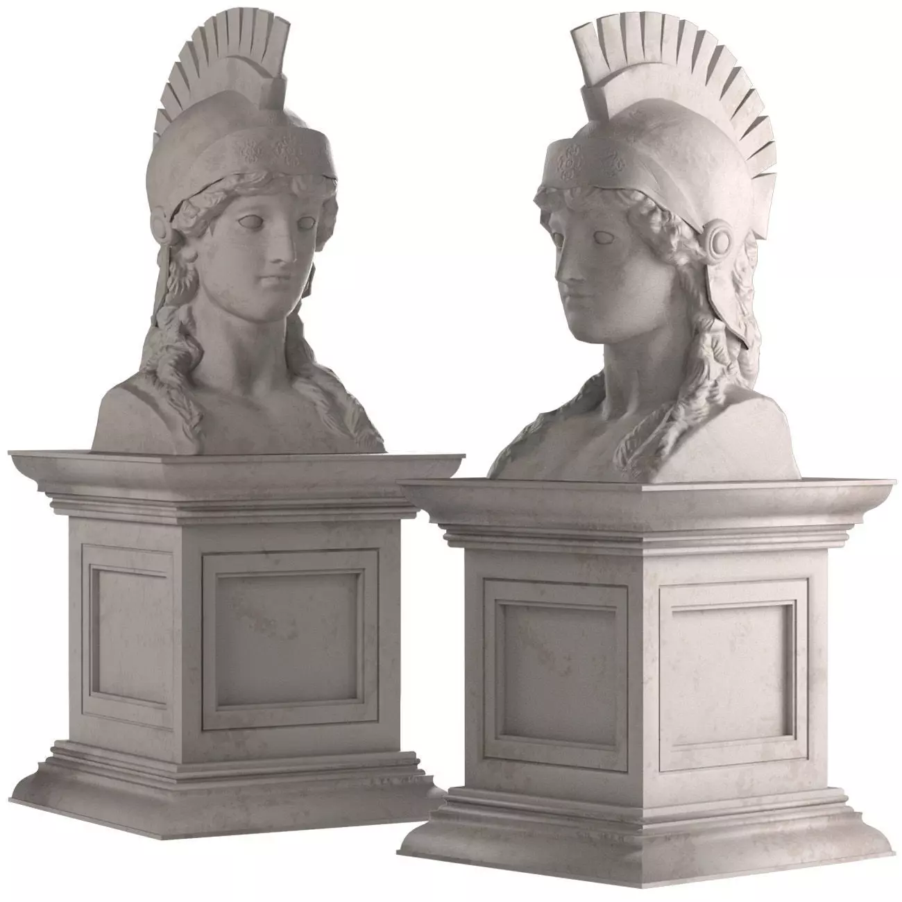 Athena Bust 3D model_0